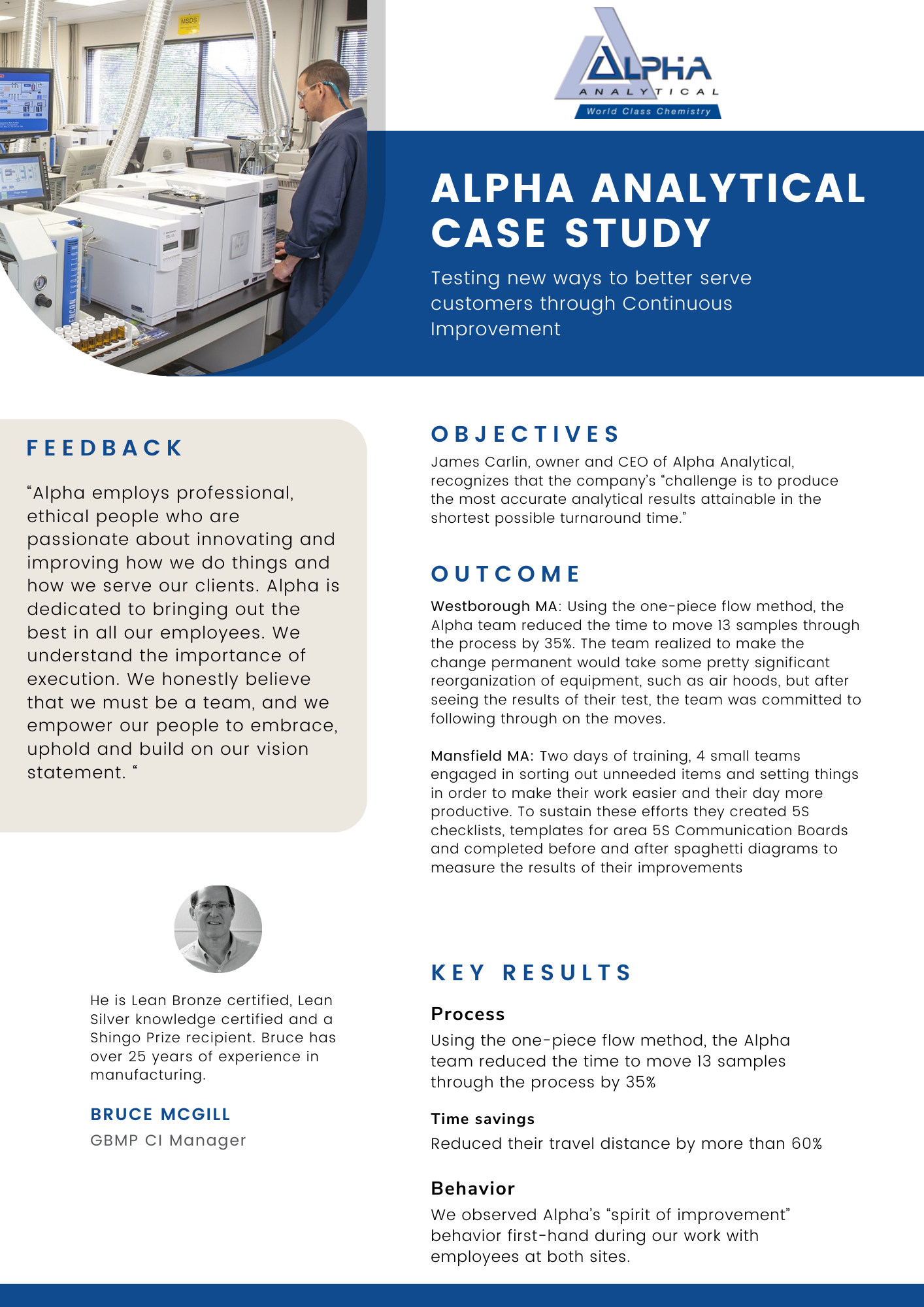 alpha analytical case study