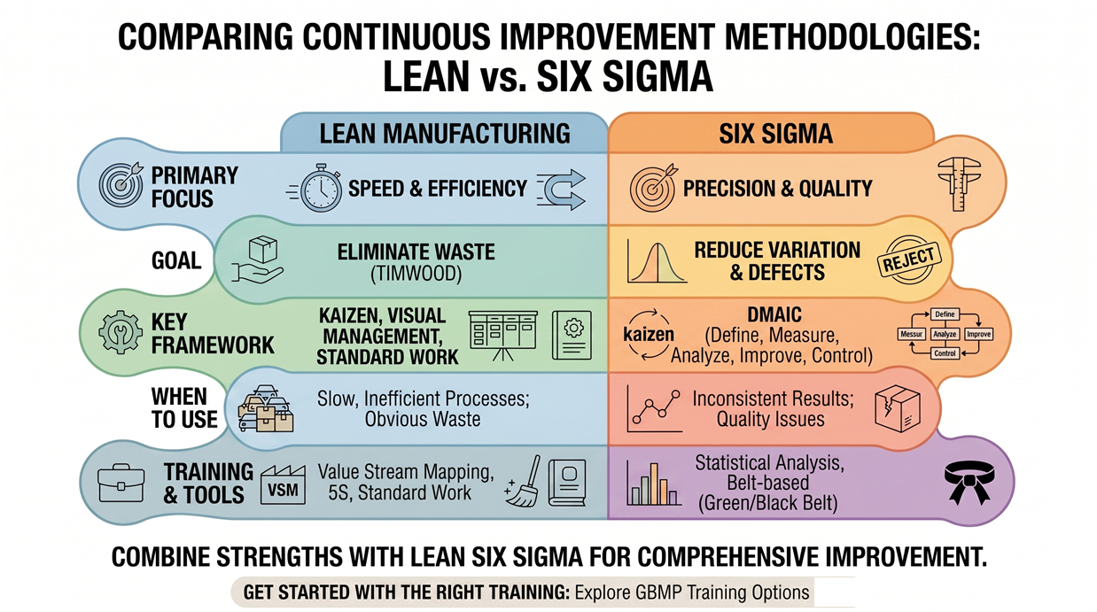 Lean vs Six Sigma: What’s the Difference and Which Does Your Operation Need?